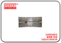 Mexico Market 4HK1-T NPR ELF500 Rear Brake Shoe Kit 5-87831693-0 5878316930