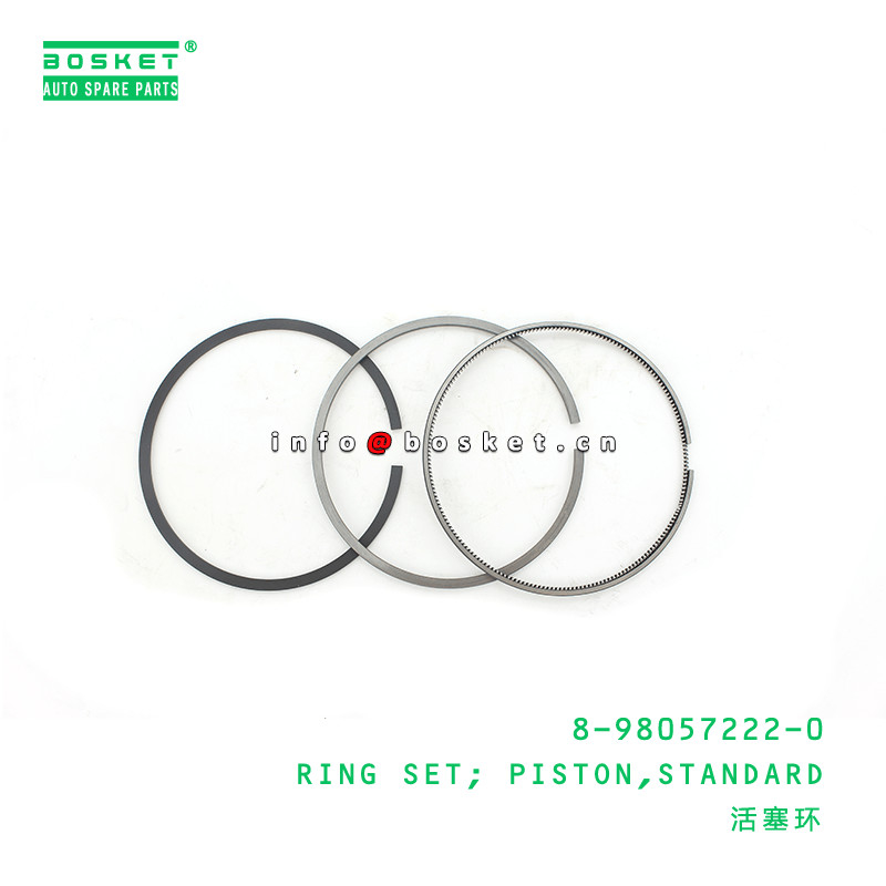 8-98057222-0 Standard Piston Ring Set 8980572220 for ISUZU XD 4JJ1
