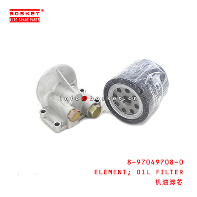 8-97049708-0 Oil Filter Element 8970497080 For ISUZU TFR54 4JA1