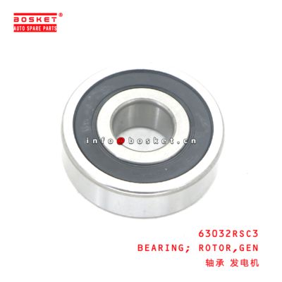 63032RSC3 GENERATOR ROTOR BEARING  suitable for ISUZU   63032RSC3