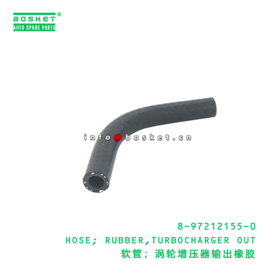 8-97212155-0 Turbocharger Out Rubber Hose suitable for ISUZU   8972121550