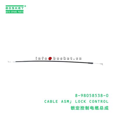 8-98058538-0 CABLE ASM; LOCK CONTROL suitable for ISUZU VC46 6UZ1 8980585380
