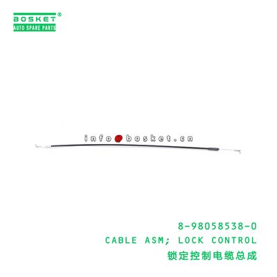 8-98058538-0 CABLE ASM; LOCK CONTROL suitable for ISUZU VC46 6UZ1 8980585380