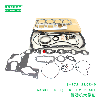 5-87812893-9 GASKET SET; ENG OVERHAUL Suitable for ISUZU NKR 4JB1 5878128939
