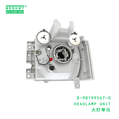 8-98199567-0 Headlamp Unit Suitable for ISUZU 8981995670 with Neutral Box Packaging and 3 Months Warranty