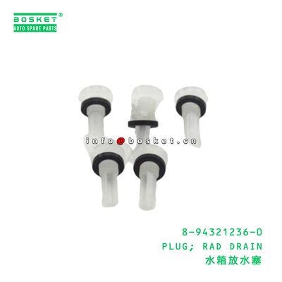 8-94321236-0 PLUG; RAD DRAIN suitable for ISUZU NKR 4JB1 4JG2 4BE1 4HF1 4ZA1 4ZB1 4ZC1 8943212360