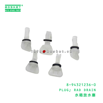 8-94321236-0 PLUG; RAD DRAIN suitable for ISUZU NKR 4JB1 4JG2 4BE1 4HF1 4ZA1 4ZB1 4ZC1 8943212360