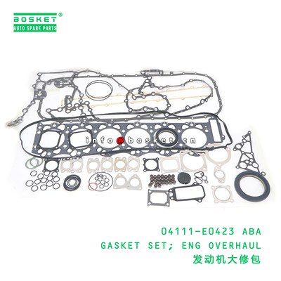 04111-E0423 ABA GASKET SET; ENG OVERHAUL suitable for HINO HINO 700 E13C 04111-E0423