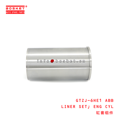 GTZJ-6HE1 ABB Liner Set Engine Cylinder Liner for ISUZU 6HE1 with 3 Months Warranty