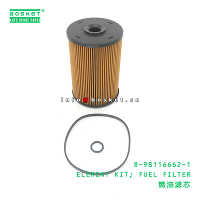 8-98116662-1 ELEMENT KIT; FUEL FILTER suitable for ISUZU 6WG1 8981166621