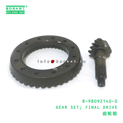 8-98092140-0 Final Drive Gear Set 8980921400 Isuzu Differential Gear Set for Truck Repair