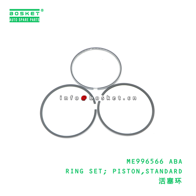 Standard Size Piston Ring Set ME996566 ABA OEM Reference for FUSO 4D34T Engine Piston Ring Kit
