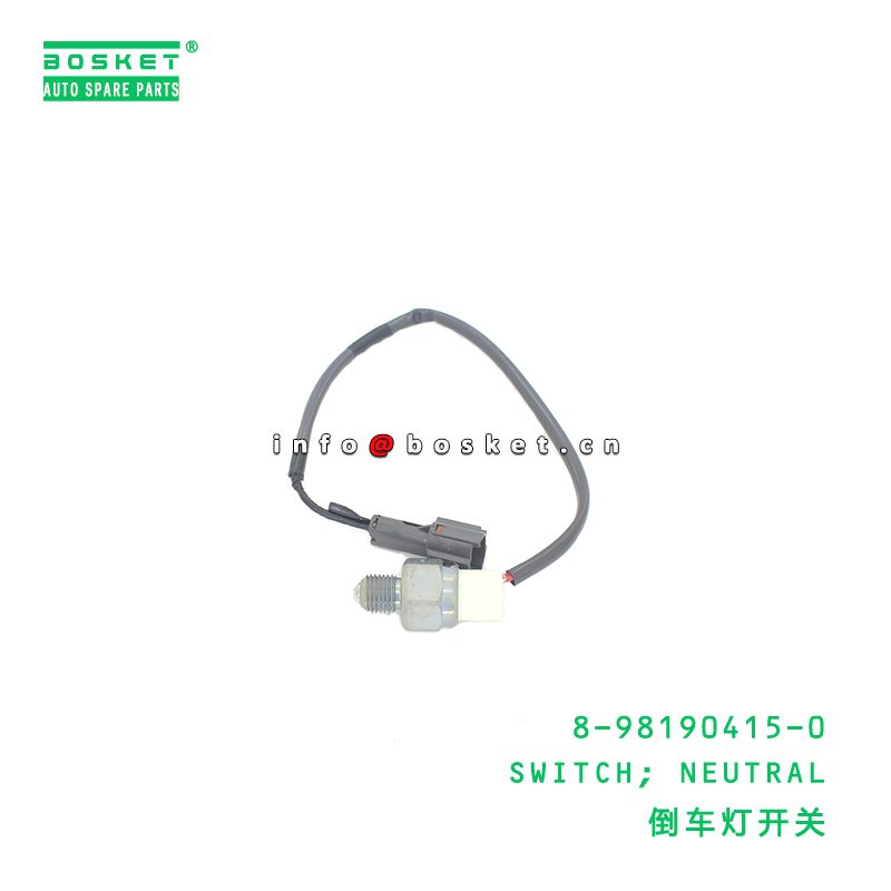 8981904150 Neutral Switch for ISUZU MSB5M MSB5S with 3 Months Warranty and 1PCS Pack Quantity