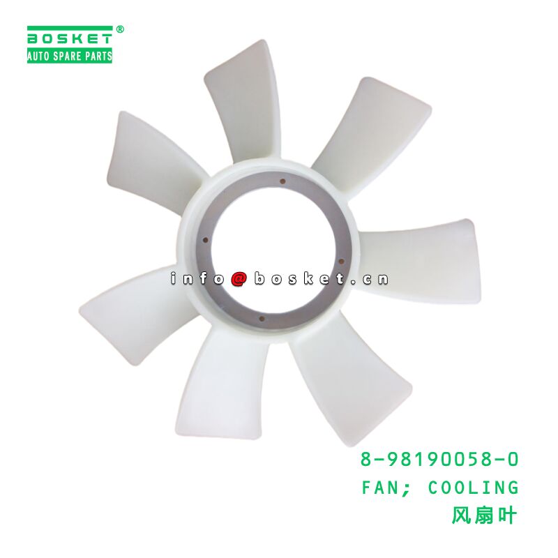 8-98190058-0 FAN; COOLING suitable for ISUZU 4HK1 8981900580