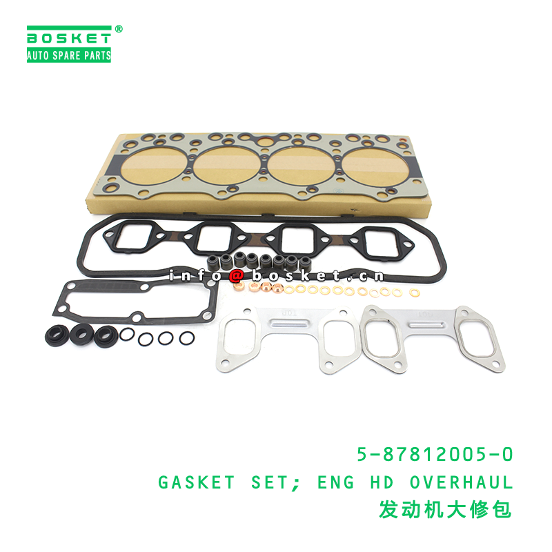 5-87812005-0 Gasket Set for ISUZU 4BE1 Engine Head Overhaul Kit with 15-20 Days Delivery