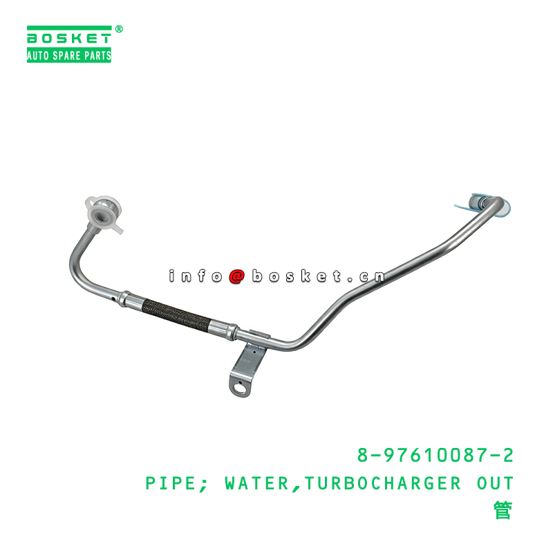 8-97610087-2 PIPE; WATER,TURBOCHARGER OUT suitable for ISUZU   8976100872