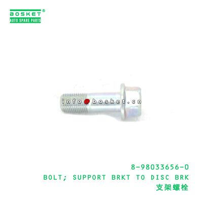 8-98033656-0 বোল্ট; সাপোর্ট ব্র্যাকেট টু ডিস্ক ব্রেক ISUZU 8980336560 এর জন্য উপযুক্ত
